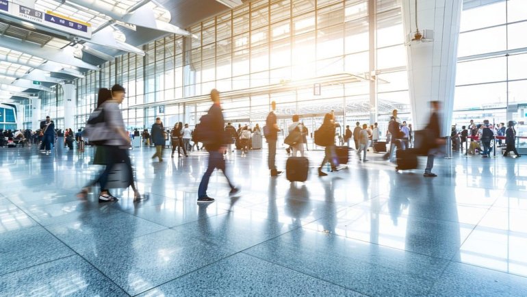 People at the airport