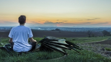 Man with a cotton shirt
