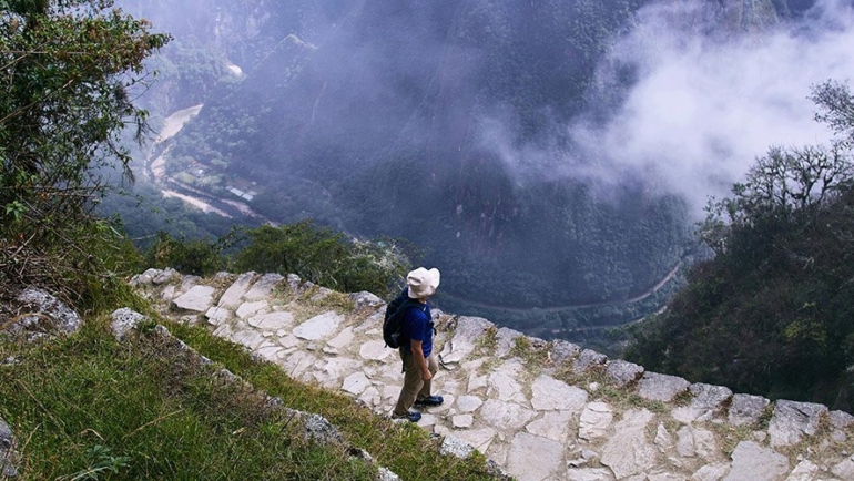 Hiking in Machu Picchu