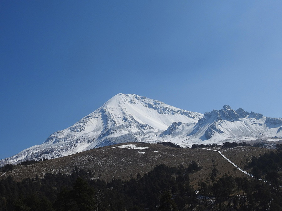 Snowy Pico de Orizaba, Mexico