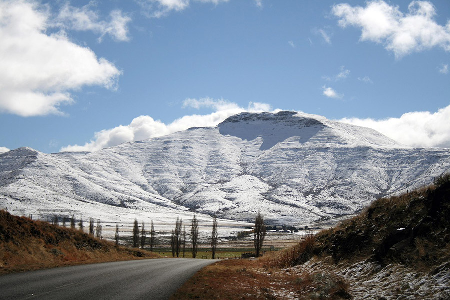 Snow in South Africa